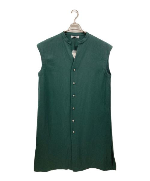 YARRA NEU（ヤラニュー）YARRA NEU (ヤラニュー) ウール混ロングベストワンピース/ヤラニュー/5444-415 グリーン サイズ:Freeの古着・服飾アイテム