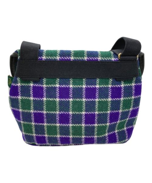 Harris Tweed（ハリスツイード）Harris Tweed (ハリスツイード) brady (ブレディ) ショルダーバッグ/ハリスツイード/ブレディ/IP42-02 パープル×グリーンの古着・服飾アイテム