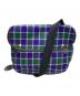 Harris Tweed（ハリスツイード）の古着「ショルダーバッグ/ハリスツイード/ブレディ/IP42-02」｜パープル×グリーン