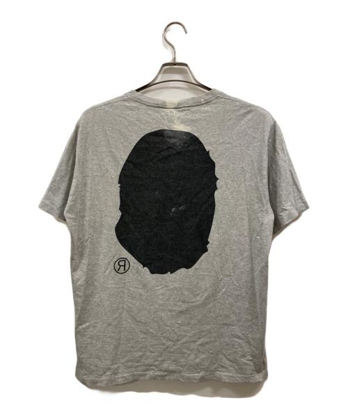 A BATHING APE（アベイシングエイプ）A BATHING APE (ア ベイシング エイプ) プリントTシャツ グレー サイズ:Lの古着・服飾アイテム