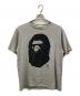 A BATHING APE（ア ベイシング エイプ）の古着「プリントTシャツ」｜グレー