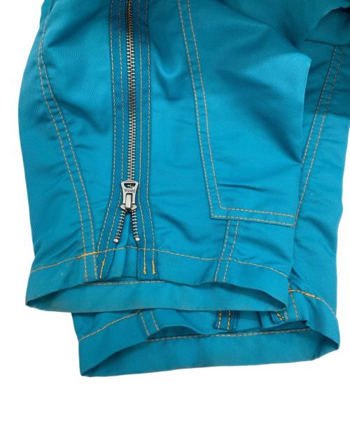 ISSEY MIYAKE（イッセイミヤケ）ISSEY MIYAKE (イッセイミヤケ) ジップギミックパンツ グリーン サイズ:2の古着・服飾アイテム