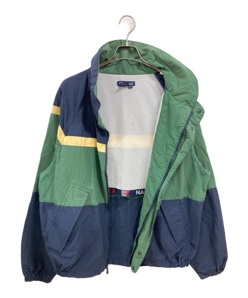 NAUTICA（ノーティカ）NAUTICA (ノーティカ) セーリングジャケット/ノーティカ ネイビー×グリーン サイズ:XLの古着・服飾アイテム