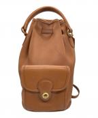 COACHコーチ）の古着「レザーバックパック/コーチ/OLD COACH/C7C-9992」｜ベージュ