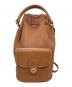 COACH（コーチ）の古着「レザーバックパック/コーチ/OLD COACH/C7C-9992」｜ベージュ