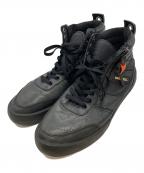 DIESELディーゼル）の古着「D-VELOWSハイカットスニーカー/ディーゼル」｜ブラック