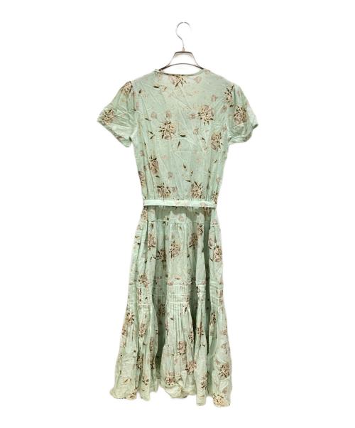 PINK HOUSE（ピンクハウス）PINK HOUSE (ピンクハウス) 半袖ブラウスワンピース/ピンクハウス/P015EFA04 B ライトグリーン サイズ:Freeの古着・服飾アイテム