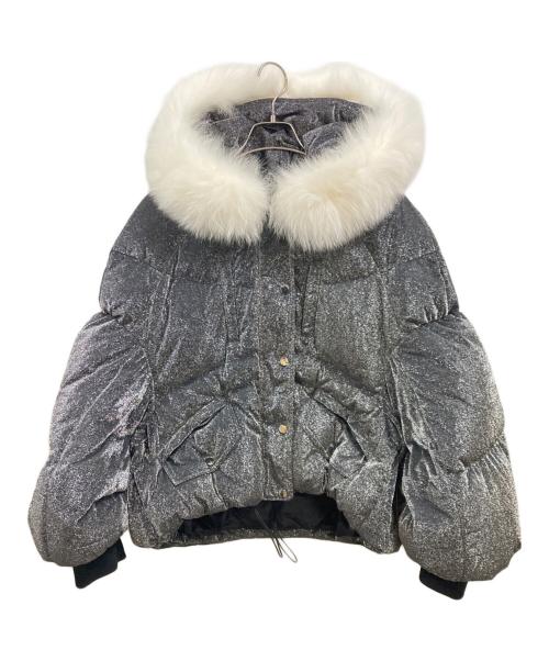 LIN CHAO ZHANG（リンチャオジャン）LIN CHAO ZHANG (リンチャオジャン) 中綿ジャケット　リンチャオジャン パープル サイズ:160/84Aの古着・服飾アイテム