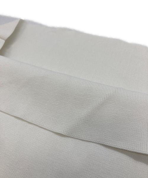 JENNE（ジェンヌ）JENNE (ジェンヌ) フレンチスリーブサマーニット ホワイト サイズ:Sの古着・服飾アイテム