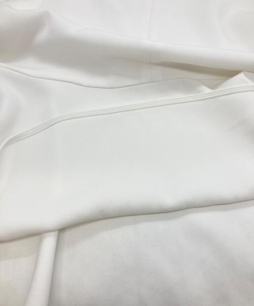 M-premierBLACK（エムプルミエブラック）M-premierBLACK (エムプルミエブラック) コクーンスリーブペプラムブラウス/エムプルミエブラック/C337-022 ホワイト サイズ:34の古着・服飾アイテム