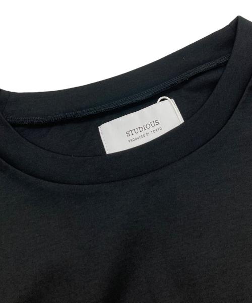 STUDIOUS（ステュディオス）STUDIOUS (ステュディオス) ラグジュアリーコットンTEE/ステュディオス/123321007 ブラック サイズ:Freeの古着・服飾アイテム