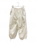 SACRAサクラ）の古着「CO/PE TUMBLE FINISH PANTS/サクラ/124124111」｜ホワイト