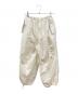 SACRA（サクラ）の古着「CO/PE TUMBLE FINISH PANTS/サクラ/124124111」｜ホワイト