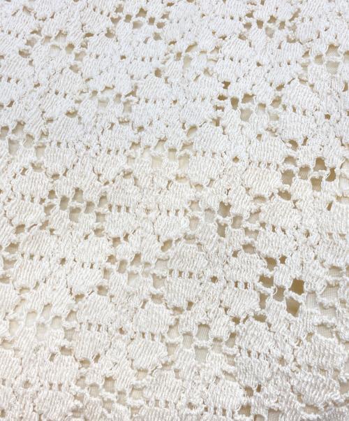 JIL SANDER（ジルサンダー）JIL SANDER (ジルサンダー) クロシェニットスカート/ジルサンダー/JSPU727045 WU253208 アイボリー サイズ:34の古着・服飾アイテム