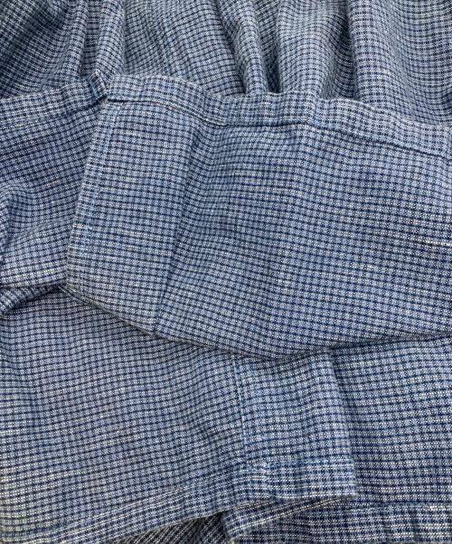 GARMENT REPRODUCTION OF WORKERS（ガーメントリプロダクションオブワーカーズ）GARMENT REPRODUCTION OF WORKERS (ガーメントリプロダクションオブワーカーズ) リネン混ワンピース/ガーメントリプロダクションオブワーカーズ/フランス製 ブルーの古着・服飾アイテム