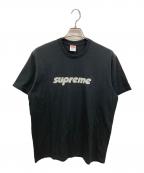 SUPREMEシュプリーム）の古着「24SS Pinline Tee/ロゴTシャツ/シュプリーム」｜ブラック