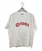 EVISENエビセン）の古着「ROUND LOGO T-SHIRT/エビセン/24SU-T03」｜ホワイト