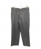 WTAPSダブルタップス）の古着「CREASE DL TROUSERS POLY. TWILL/ダブルタップス/231TQDT-PTM01」｜グレー