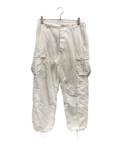 HOUSTON（ヒューストン）HOUSTON (ヒューストン) ミリタリーパンツ/ヒューストン/8405-082-5565 ホワイト サイズ:Lの古着・服飾アイテム