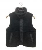 SLOBE IENAスローブ イエナ）の古着「ボアショートベスト/スローブ イエナ/23-011-912-4000-3-0」｜ブラック