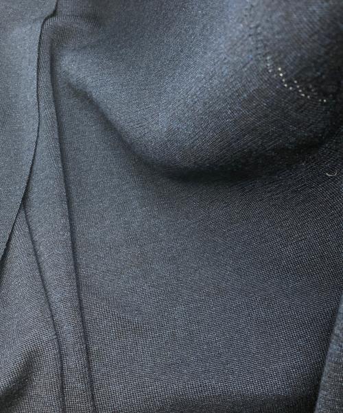 Leilian（レリアン）Leilian (レリアン) シルク100％ロングカーディガン/レリアン ネイビー サイズ:Mの古着・服飾アイテム