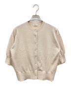 IENAイエナ）の古着「LEVITAクルーカーディガン/イエナ/25-080-900-3210-2-0」｜ベージュ