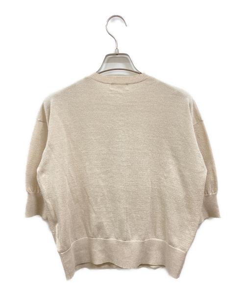 IENA（イエナ）IENA (イエナ) LEVITAクルーカーディガン/イエナ/25-080-900-3210-2-0 ベージュ サイズ:Freeの古着・服飾アイテム