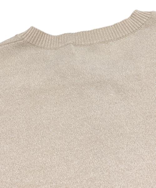 IENA（イエナ）IENA (イエナ) LEVITAクルーカーディガン/イエナ/25-080-900-3210-2-0 ベージュ サイズ:Freeの古着・服飾アイテム