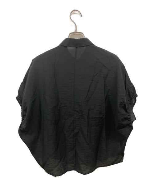 IENA（イエナ）IENA (イエナ) リネン混 襟付きブラウス/イエナ/25-051-900-9940-2-0 ブラック サイズ:Freeの古着・服飾アイテム