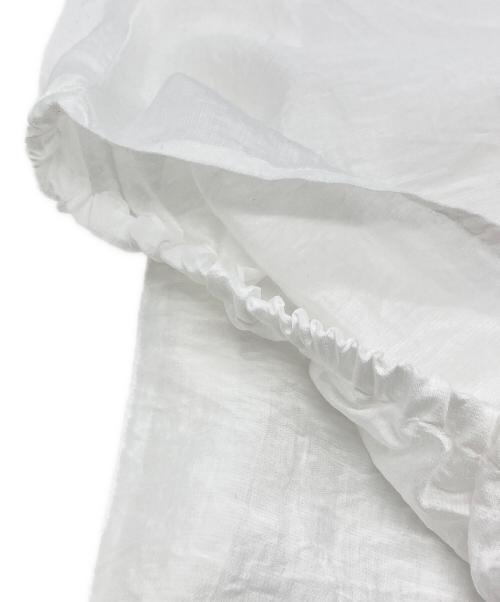 IENA（イエナ）IENA (イエナ) リネン混 襟付きブラウス/イエナ/25-051-902-9940-2-0 ホワイト サイズ:Freeの古着・服飾アイテム