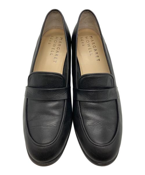 MARGARET HOWELL idea（マーガレット ハウエル アイディア）MARGARET HOWELL idea (マーガレット ハウエル アイディア) ローファー/マーガレット ハウエル アイディア/2585 ブラック サイズ:23.5cmの古着・服飾アイテム