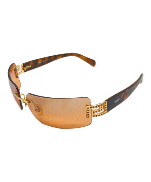 VERSACE（ヴェルサーチェ）VERSACE (ヴェルサーチェ) サングラス/ヴェルサーチェ/2017-B/64□14-120 オレンジ サイズ:64□14-120の古着・服飾アイテム