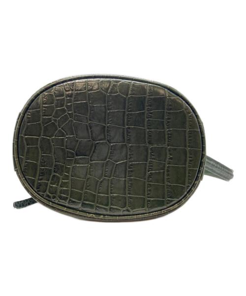 TL-180（ティーエルワンエイトゼロ）TL-180 (ティーエルワンエイトゼロ) 型押しバケツショルダーバッグ/ティーエルワンエイトゼロ/made in Italy グリーンの古着・服飾アイテム