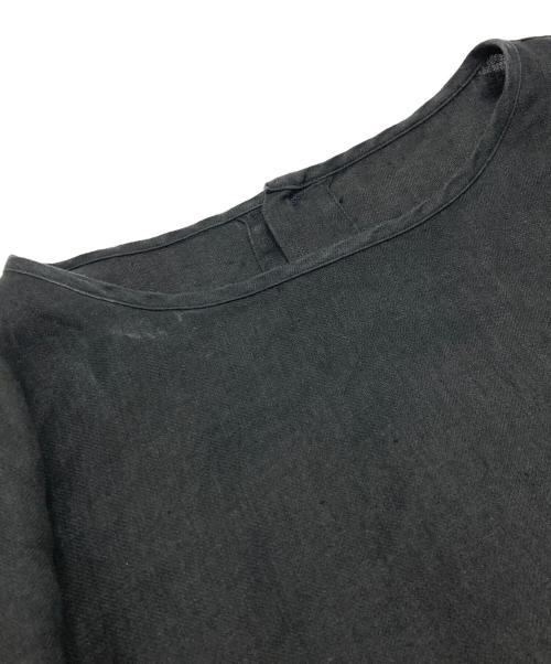 根々（ネネ）根々 (ネネ) リネンブラウスワンピース/ネネ/20132001 ブラック サイズ:Freeの古着・服飾アイテム