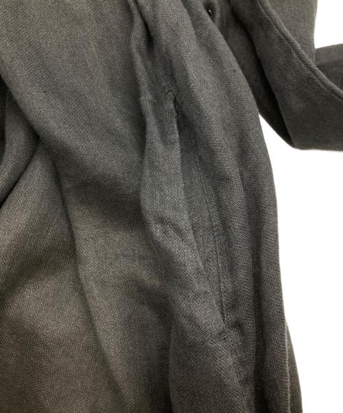 根々（ネネ）根々 (ネネ) リネンブラウスワンピース/ネネ/20132001 ブラック サイズ:Freeの古着・服飾アイテム