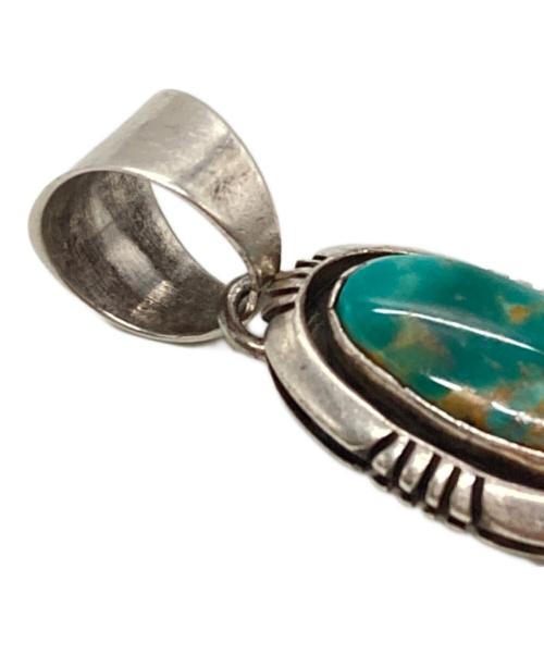 Kevin Ramone（ケヴィンラモーン）Kevin Ramone (ケヴィンラモーン) ターコイズペンダントトップ/ケヴィンラモーン/ブルー×シルバーの古着・服飾アイテム