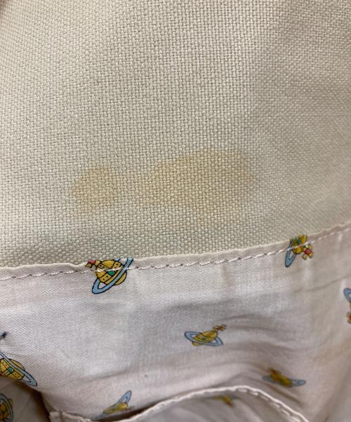 Vivienne Westwood（ヴィヴィアンウエストウッド）Vivienne Westwood (ヴィヴィアンウエストウッド) ビッグオーブキャンバストート/ヴィヴィアンウエストウッド ベージュの古着・服飾アイテム