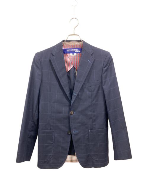 COMME des GARCONS JUNYA WATANABE MAN（コム デ ギャルソン ジュンヤ ワタナベ マン）COMME des GARCONS JUNYA WATANABE MAN テーラードジャケット/WK-J004/コム デ ギャルソン ジュンヤ ワタナベ マン/	AD2012 ネイビー サイズ:Sの古着・服飾アイテム