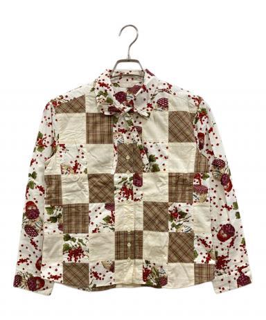 ピンクハウス バニ―シリ―ズパッチワークスカ―ト　ピンク色 中古・古着通販】PINK HOUSE (ピンクハウス) パッチワークシャツ