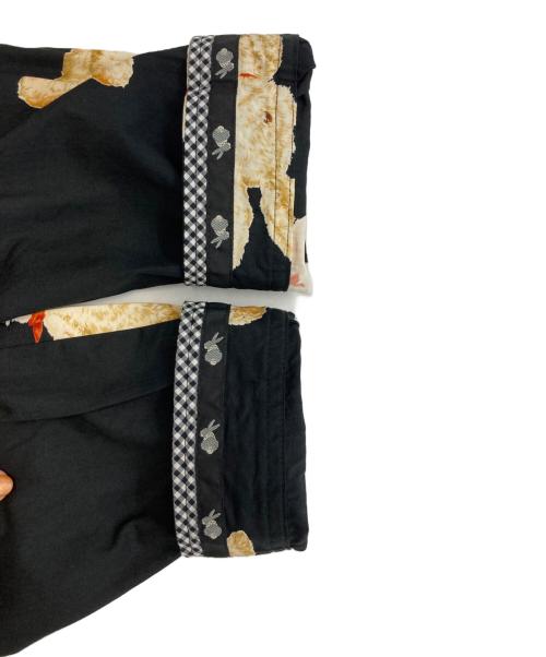 PINK HOUSE（ピンクハウス）PINK HOUSE (ピンクハウス) バニー総柄フード付きシャツ/ピンクハウス/P0113BF02 B ブラック サイズ:Ｍの古着・服飾アイテム