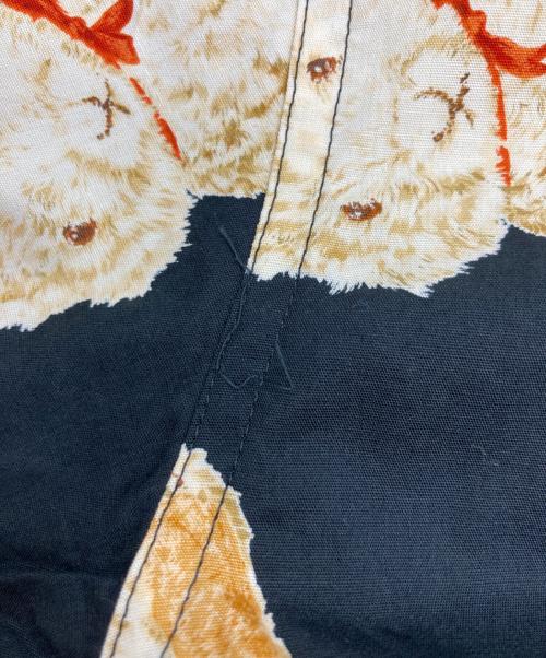 PINK HOUSE（ピンクハウス）PINK HOUSE (ピンクハウス) バニー総柄フード付きシャツ/ピンクハウス/P0113BF02 B ブラック サイズ:Ｍの古着・服飾アイテム