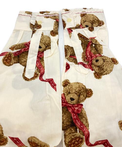 PINK HOUSE（ピンクハウス）PINK HOUSE (ピンクハウス) テディベア総柄シャツ/ピンクハウス/P0113FB61 B ブラウン×ホワイト サイズ:Ｍの古着・服飾アイテム