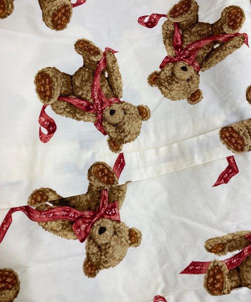 PINK HOUSE（ピンクハウス）PINK HOUSE (ピンクハウス) テディベア総柄シャツ/ピンクハウス/P0113FB61 B ブラウン×ホワイト サイズ:Ｍの古着・服飾アイテム