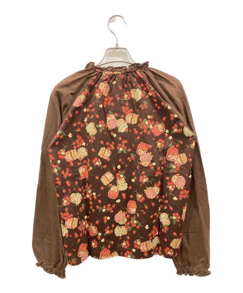 PINK HOUSE（ピンクハウス）PINK HOUSE (ピンクハウス) ロングスリーブカットソー/ピンクハウス/P010TUAL05 B ブラウン サイズ:Ｍの古着・服飾アイテム