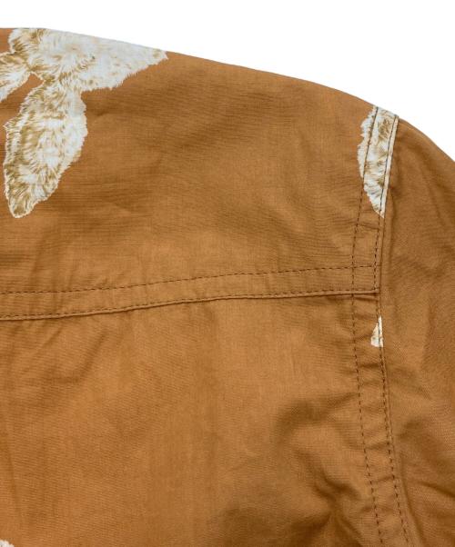 PINK HOUSE（ピンクハウス）PINK HOUSE (ピンクハウス) ウサギ総柄フード付きシャツ/ピンクハウス/P013BFB02 B ブラウン サイズ:Ｍの古着・服飾アイテム