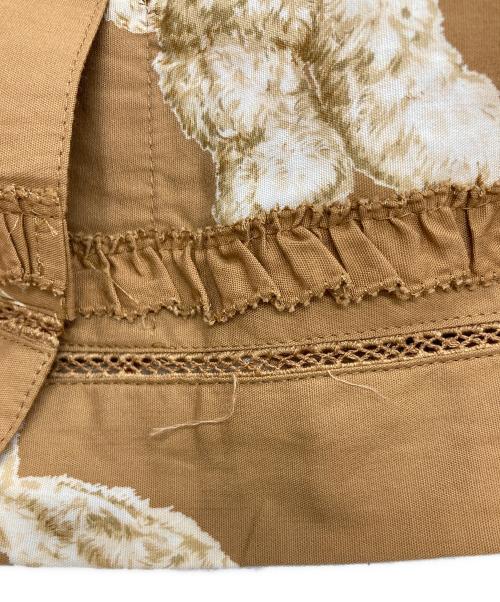 PINK HOUSE（ピンクハウス）PINK HOUSE (ピンクハウス) ウサギ総柄ブラウスワンピース/ピンクハウス/P013BFA01 B ブラウン サイズ:Freeの古着・服飾アイテム