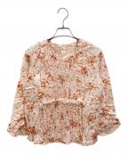 PINK HOUSEピンクハウス）の古着「フリルブラウス/ピンクハウス/P012+FB12 B」｜ピンク