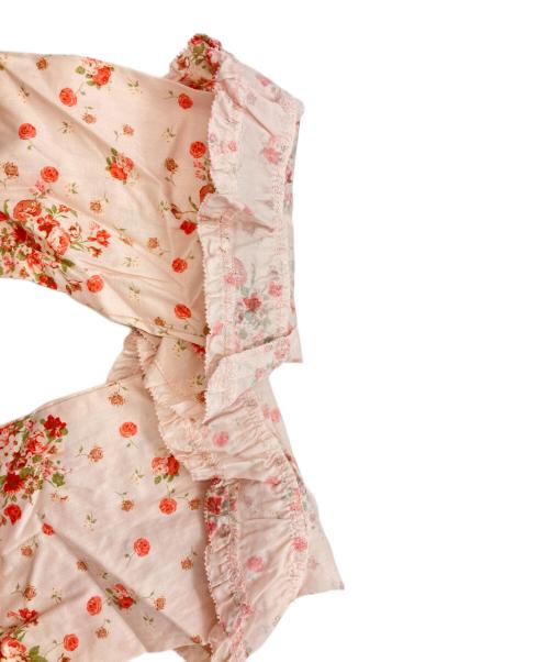 PINK HOUSE（ピンクハウス）PINK HOUSE (ピンクハウス) フリルブラウス/ピンクハウス/P012+FB12 B ピンク サイズ:表記なしの古着・服飾アイテム