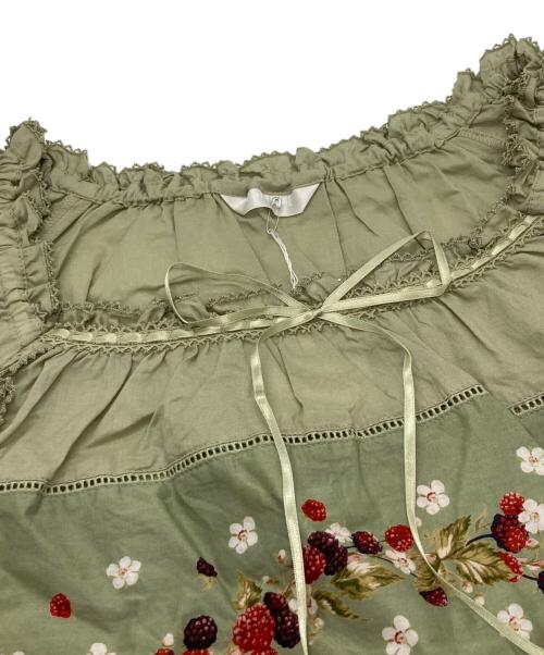 PINK HOUSE（ピンクハウス）PINK HOUSE (ピンクハウス) ブラウス/ピンクハウス/P019KFB07 B グリーン サイズ:Freeの古着・服飾アイテム