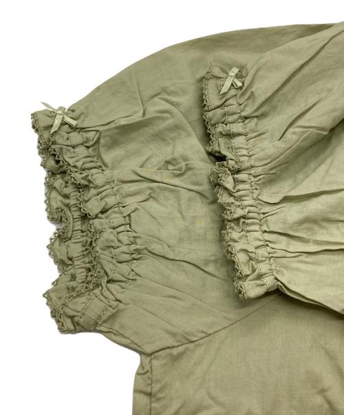 PINK HOUSE（ピンクハウス）PINK HOUSE (ピンクハウス) ブラウス/ピンクハウス/P019KFB07 B グリーン サイズ:Freeの古着・服飾アイテム